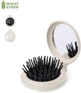 Taskupeili Hairbrush with Mirror Flege, luonnollinen liikelahja logopainatuksella