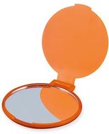 Taskupeili Pocket Mirror Thiny, sininen, oranssi liikelahja logopainatuksella