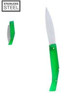 Taskuveitsi Pocket Knife Youks, vihreä liikelahja logopainatuksella