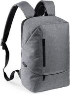 Tietokonereppu Antibacterial Backpack Mordux, harmaa liikelahja logopainatuksella
