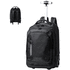 Tietokonereppu Trolley Backpack Dancan, musta liikelahja logopainatuksella