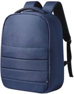 Tietokoneselkäreppu Anti-Theft Backpack Danium, tummansininen liikelahja logopainatuksella