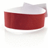 Tunnistusranneke Bracelet Events, punainen liikelahja logopainatuksella