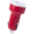 Tupakansytyttimen laturi USB Car Charger Denom, punainen lisäkuva 3