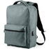 USB-tietokonekassi Anti-Theft Backpack Komplete, harmaa liikelahja logopainatuksella