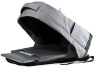 USB-tietokonekassi Anti-Theft Backpack Vectom, harmaa liikelahja logopainatuksella