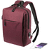 USB-tietokonekassi Backpack Prikan, punainen liikelahja logopainatuksella