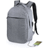 USB-tietokonekassi Backpack Rigal, harmaa liikelahja logopainatuksella
