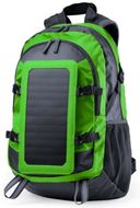 USB-tietokonekassi Charger Backpack Rasmux, vihreä liikelahja logopainatuksella