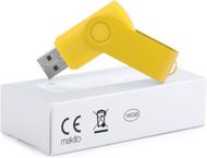 USB-tikku USB Memory Survet 16Gb, valkoinen liikelahja logopainatuksella