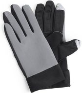 Urheiluhanskat Touchscreen Sport Gloves Vanzox, harmaa liikelahja logopainatuksella