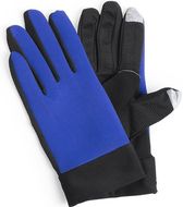 Urheiluhanskat Touchscreen Sport Gloves Vanzox, sininen liikelahja logopainatuksella