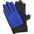 Urheiluhanskat Touchscreen Sport Gloves Vanzox, sininen liikelahja logopainatuksella