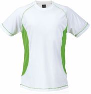 Urheilupaita Adult T-Shirt Tecnic Combi, vihreä liikelahja logopainatuksella