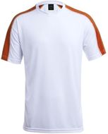 Urheilupaita Adult T-Shirt Tecnic Dinamic Comby, sininen, oranssi liikelahja logopainatuksella