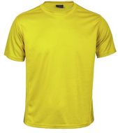 Urheilupaita Adult T-Shirt Tecnic Rox, keltainen liikelahja logopainatuksella