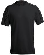 Urheilupaita Kids T-Shirt Tecnic Dinamic, musta liikelahja logopainatuksella
