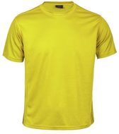 Urheilupaita Kids T-Shirt Tecnic Rox, keltainen liikelahja logopainatuksella