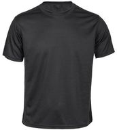 Urheilupaita Kids T-Shirt Tecnic Rox, musta liikelahja logopainatuksella