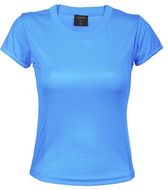 Urheilupaita Women T-Shirt Tecnic Rox, vaaleansininen liikelahja logopainatuksella