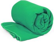 Urheilupyyhe Absorbent Towel Bayalax, vihreä liikelahja logopainatuksella