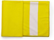Urheilupyyhe Absorbent Towel Romid, keltainen liikelahja logopainatuksella