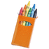 Vahakynä Crayon Set Tune, sininen, oranssi liikelahja logopainatuksella