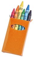 Vahakynä Crayon Set Tune, sininen, oranssi liikelahja logopainatuksella