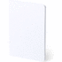 Vihko Anti-Bacterial Notebook Neltec, valkoinen liikelahja logopainatuksella