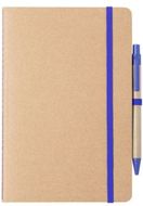 Vihko Notebook Esteka, sininen liikelahja logopainatuksella