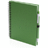 Vihko Notebook Koguel, vihreä liikelahja logopainatuksella