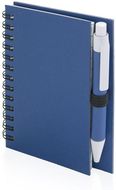Vihko Notebook Pilaf, sininen liikelahja logopainatuksella