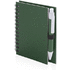 Vihko Notebook Pilaf, vihreä liikelahja logopainatuksella