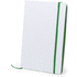 Vihko Notepad Kaffol, tummanvihreä liikelahja logopainatuksella