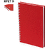 Vihko Notepad Kimberly, punainen liikelahja logopainatuksella