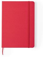 Vihko Notepad Meivax, punainen liikelahja logopainatuksella