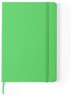 Vihko Notepad Meivax, vihreä liikelahja logopainatuksella