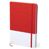 Vihko Notepad Mirvan, punainen liikelahja logopainatuksella