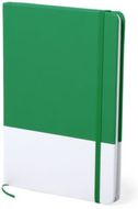 Vihko Notepad Mirvan, vihreä liikelahja logopainatuksella
