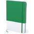Vihko Notepad Mirvan, vihreä liikelahja logopainatuksella
