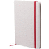 Vihko Notepad Telmak, punainen liikelahja logopainatuksella