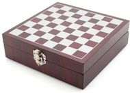 Viinitarpeiden säilytyslaatikko Wine Set Chess liikelahja logopainatuksella