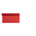 Viiri Pennant Flag Portel, punainen lisäkuva 1