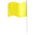 Viiri Pennant Flag Rolof, keltainen liikelahja logopainatuksella
