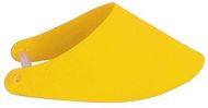 Visiiri Sun Visor Sunday, keltainen liikelahja logopainatuksella
