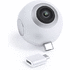 Webcam 360° Camera Ribben, valkoinen liikelahja logopainatuksella