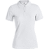 Women White Polo Shirt "keya" WPS180 liikelahja logopainatuksella