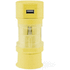 Yleisadapteri Plug Adapter Tribox, keltainen liikelahja logopainatuksella
