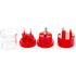 Yleisadapteri Plug Adapter Universal, punainen lisäkuva 1