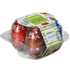Box with Easter eggs, läpinäkyvä liikelahja logopainatuksella